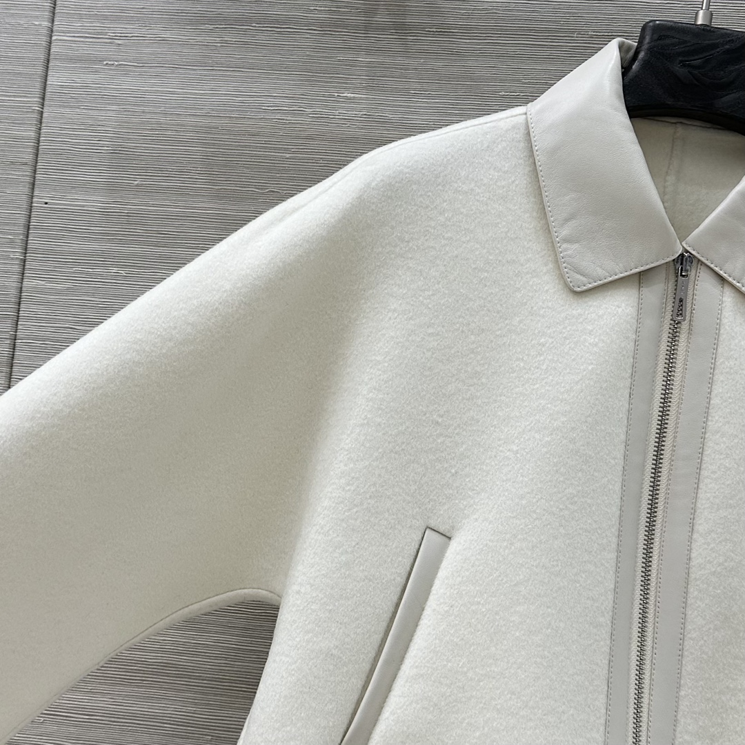 Luxurious Handmade Sheepskin Nymph Jacket with Needle Embroidery - 图片 3