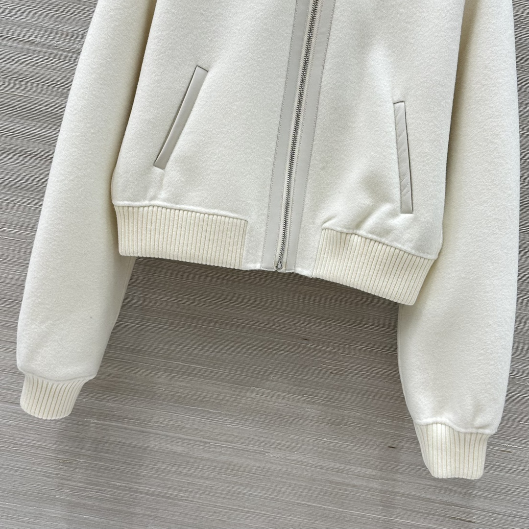 Luxurious Handmade Sheepskin Nymph Jacket with Needle Embroidery - 图片 5