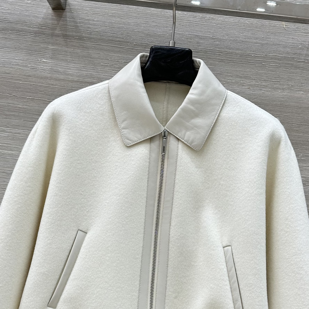 Luxurious Handmade Sheepskin Nymph Jacket with Needle Embroidery - 图片 2