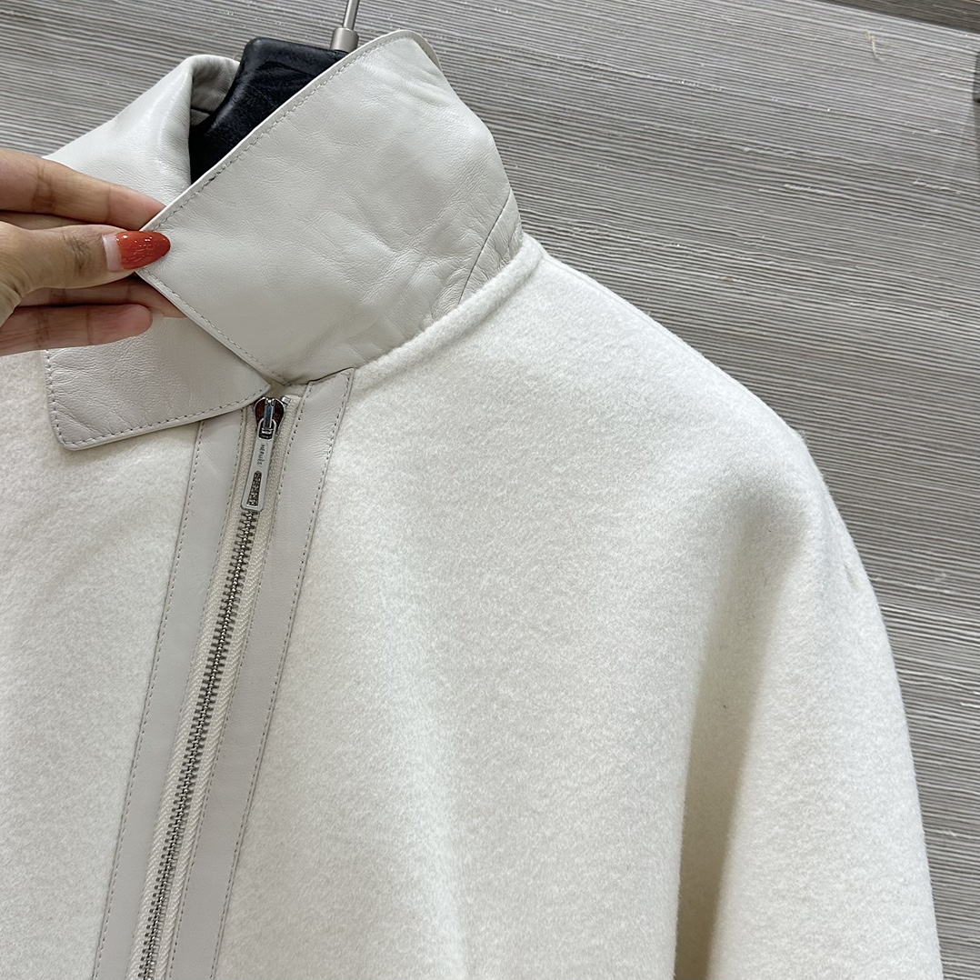 Luxurious Handmade Sheepskin Nymph Jacket with Needle Embroidery - 图片 4