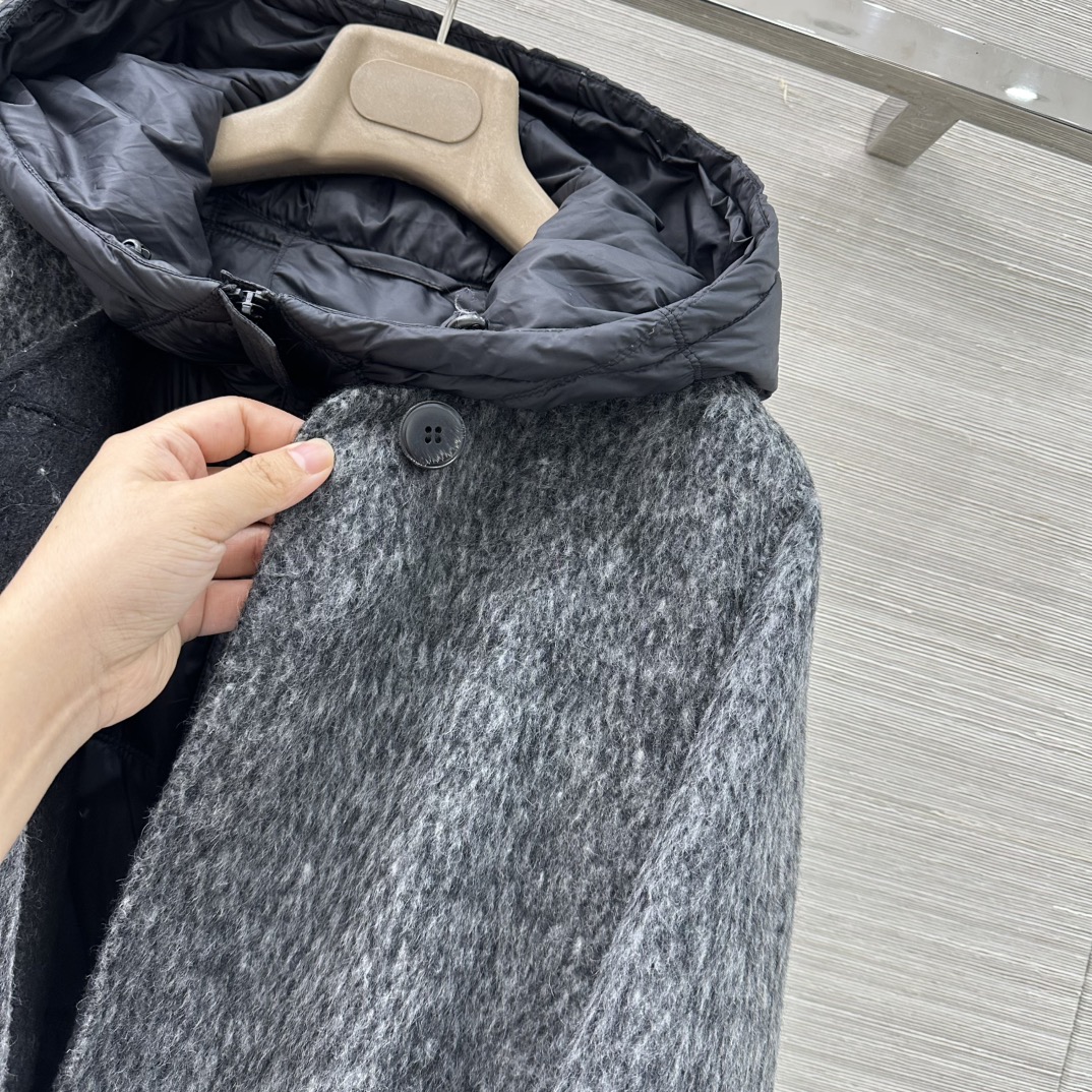 Women's Luxury Wool-Cashmere Blend Coat with Down Vest Two-Piece Set 5 i1757697333 8628 5