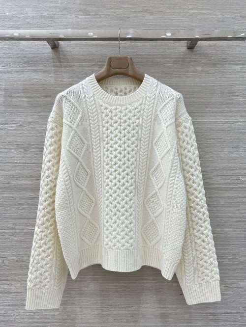 Women's Cable Knit Crew Neck Wool Blend Sweater Pullover 1 Women's Cable Knit Crew Neck Wool Blend Sweater Pullover