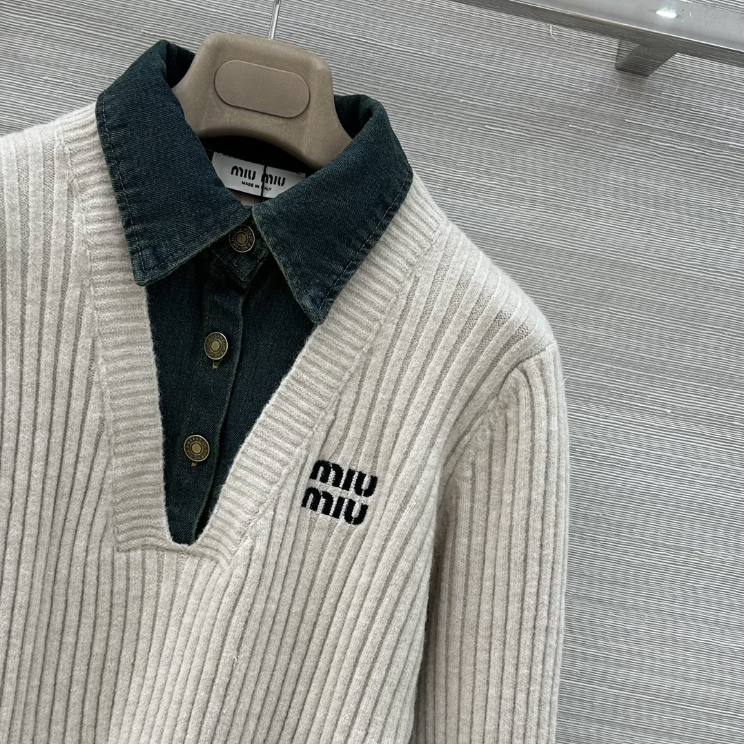 미우미우 여성 니트 97468 Miu Miu Knit 상세 이미지 4