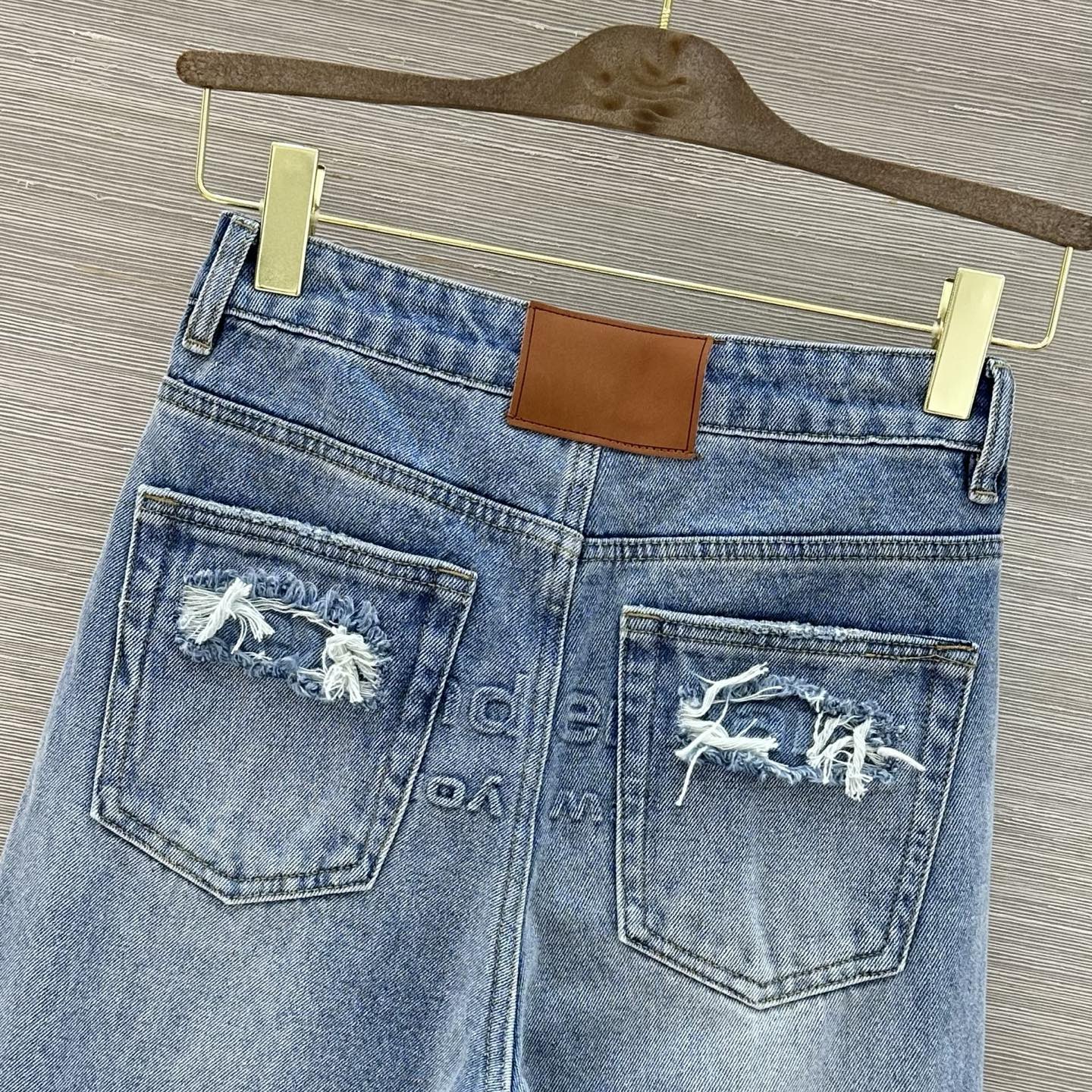 알렉산더왕 데미지 포켓 하이웨스트 데님 바지 97719 이미지 7