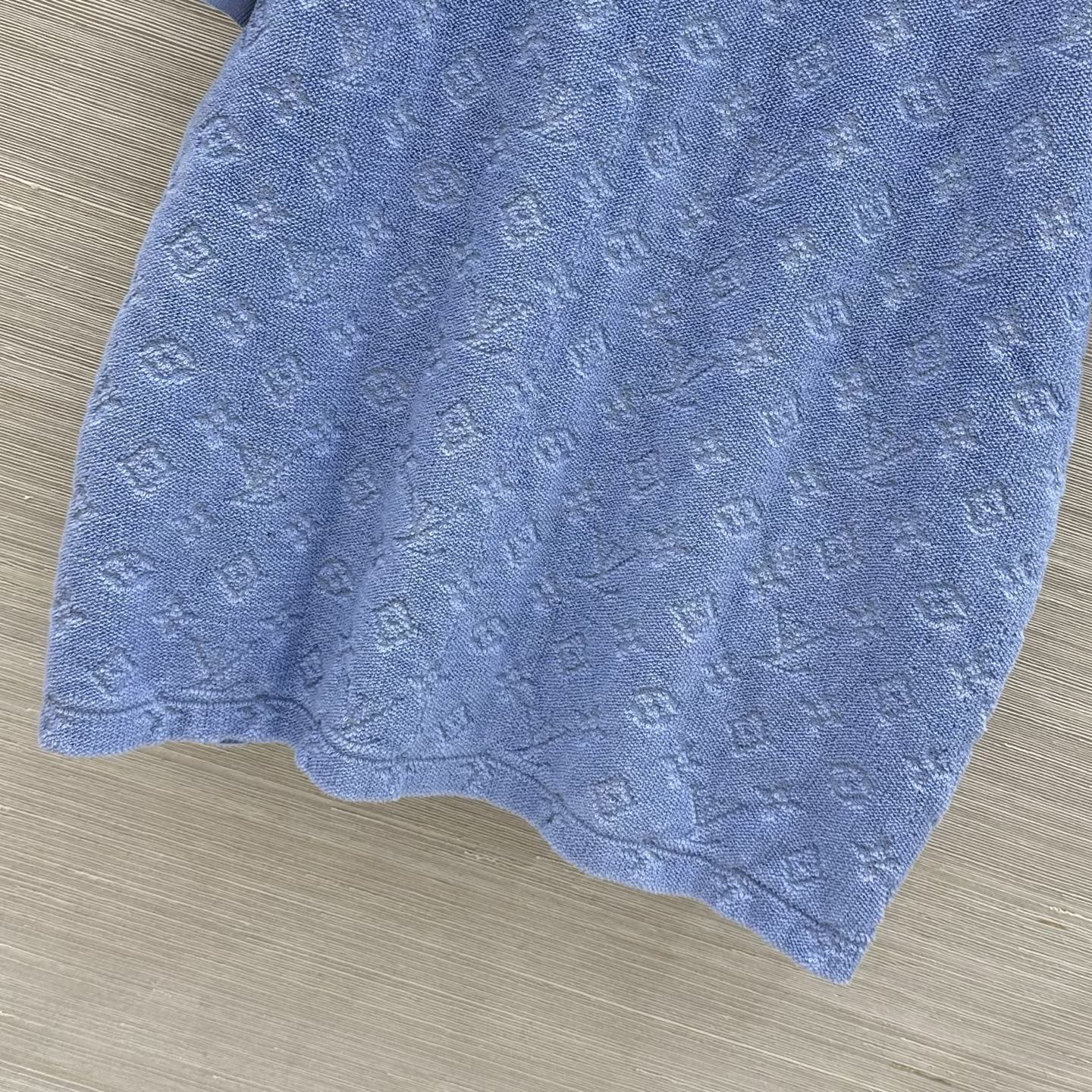 루이비통 모노그램 자카드 니트 반팔 티셔츠 138662 이미지 6