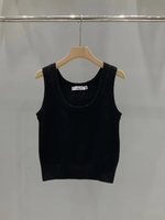 Dior Clothing Tank Tops&Camis Embroidery Cashmere Knitting