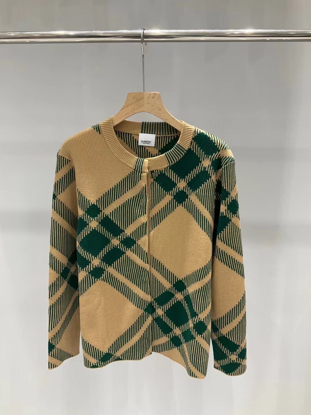 Burberry Clothing Cardigans Knit Sweater Knitting Wool Spring Collection