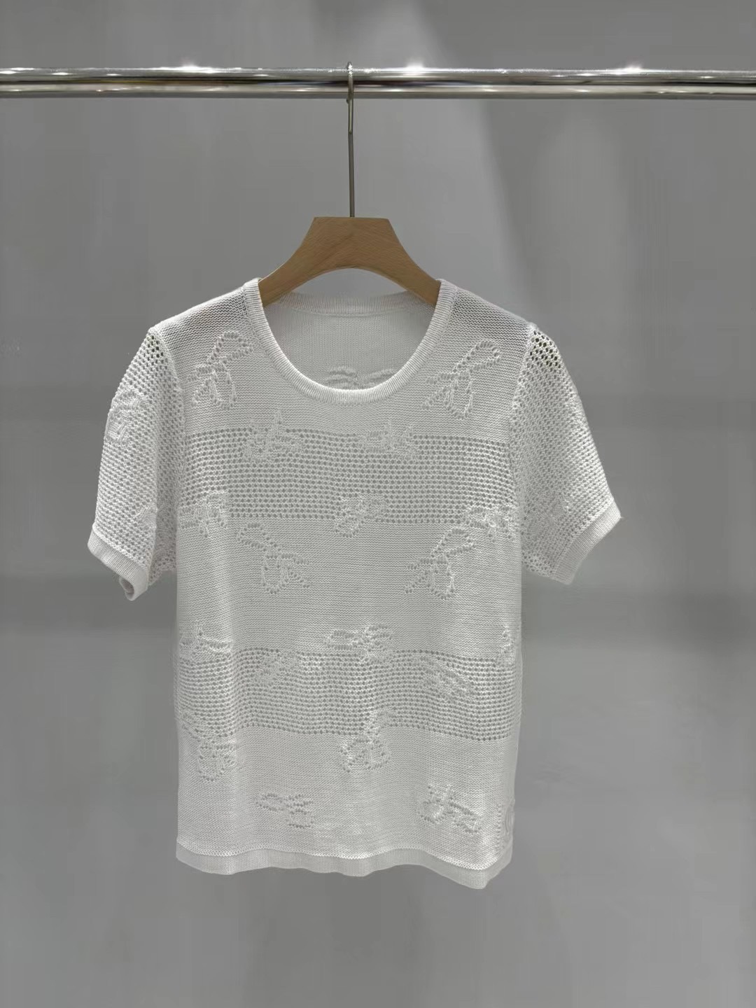 Chanel Clothing Shirts & Blouses cheap online Best Designer
 Openwork Knitting Summer Collection