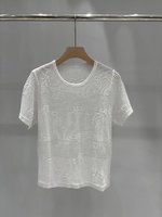 Chanel Clothing Shirts & Blouses cheap online Best Designer
 Openwork Knitting Summer Collection