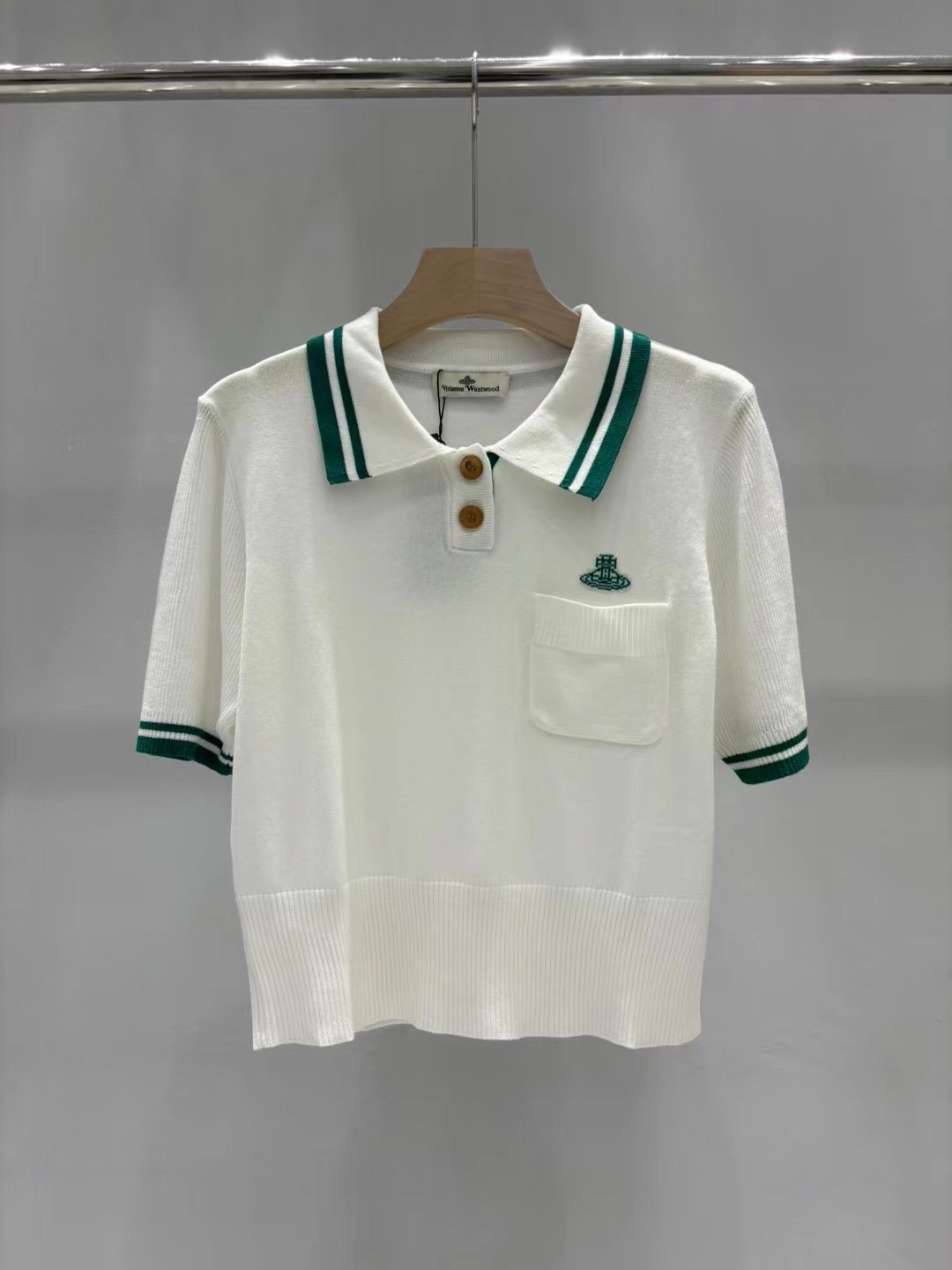 Vivienne Westwood Clothing Polo Embroidery Knitting Summer Collection Westwood240520