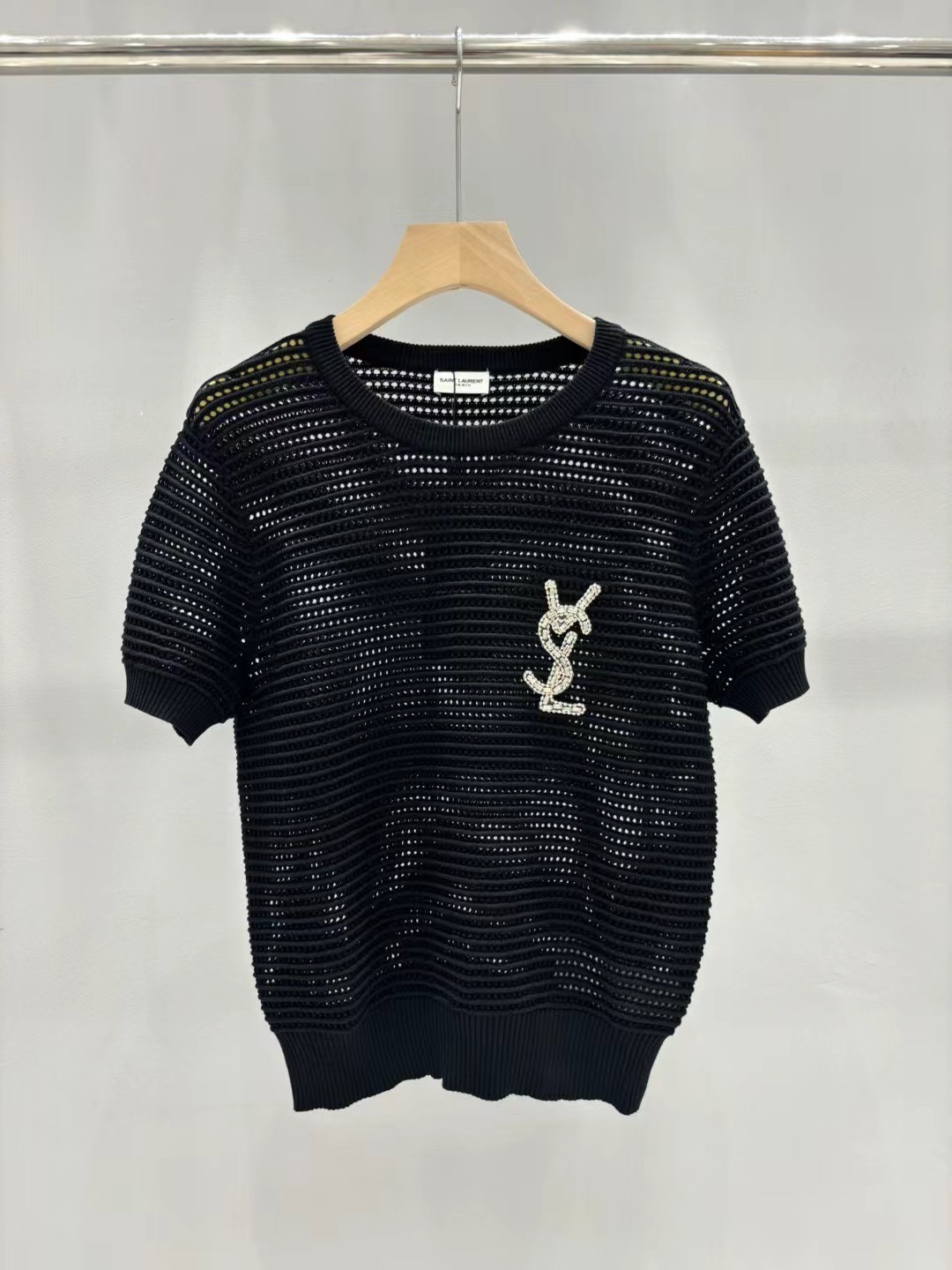 Yves Saint Laurent Clothing Shirts & Blouses Openwork Knitting Summer Collection