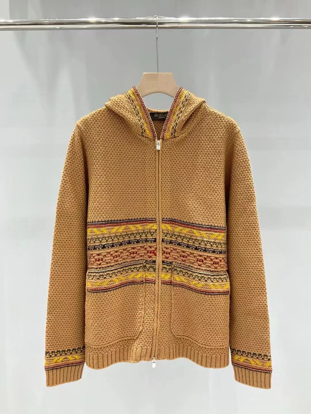 Loro Piana Women's Limited Edition Knitted Zip-Up Hoodie 2 i1756614359290 2005 0 0