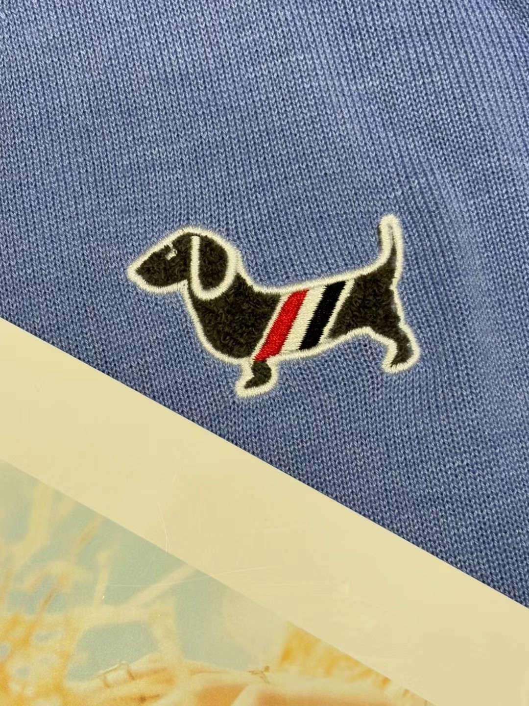 上新🆕🆕Thom Browne 25早秋新款 提花小狗针织V领开衫码数：SML