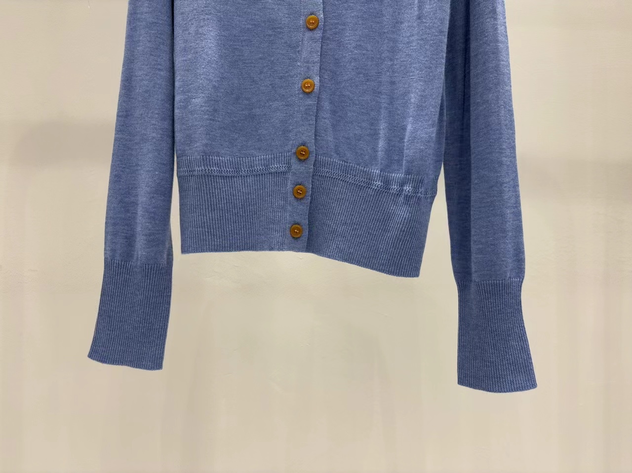 Vivienne Westwood Women's Blue Knit Cardigan with Embroidered Logo 6 i1761053373964 8349 0 4