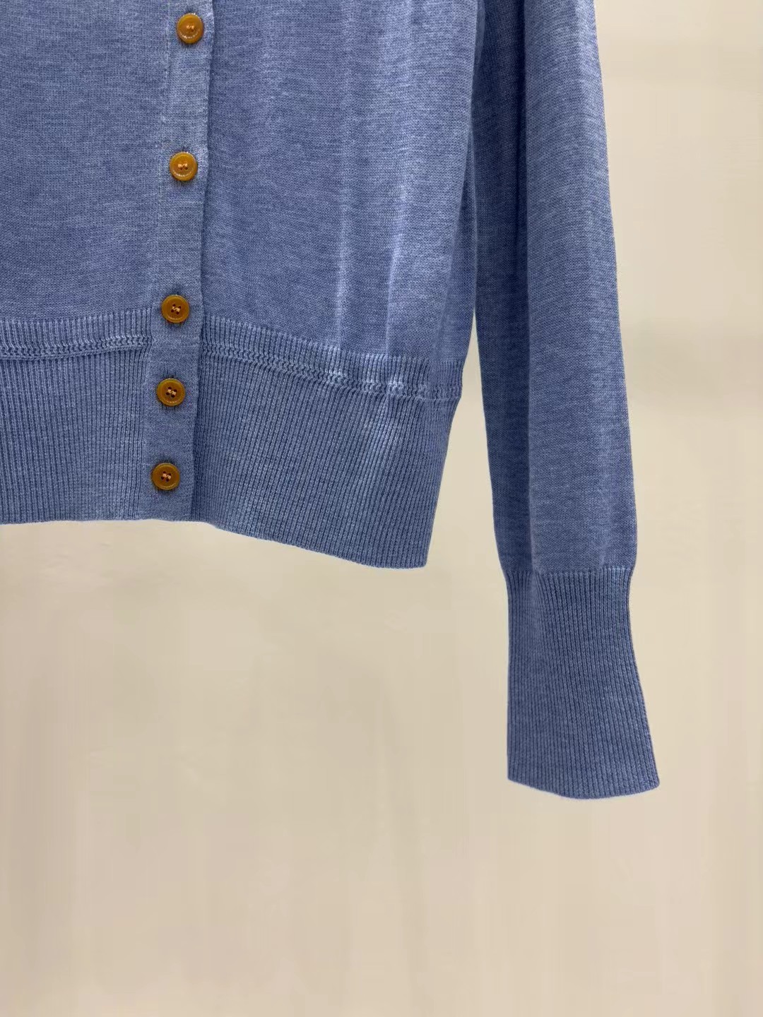 Vivienne Westwood Women's Blue Knit Cardigan with Embroidered Logo 5 i1761053374240 2430 0 3