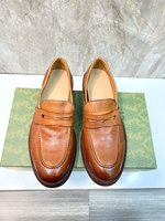 Replcia Cheap From China
 Gucci Shoes Plain Toe White Men Calfskin Cowhide Genuine Leather Rubber