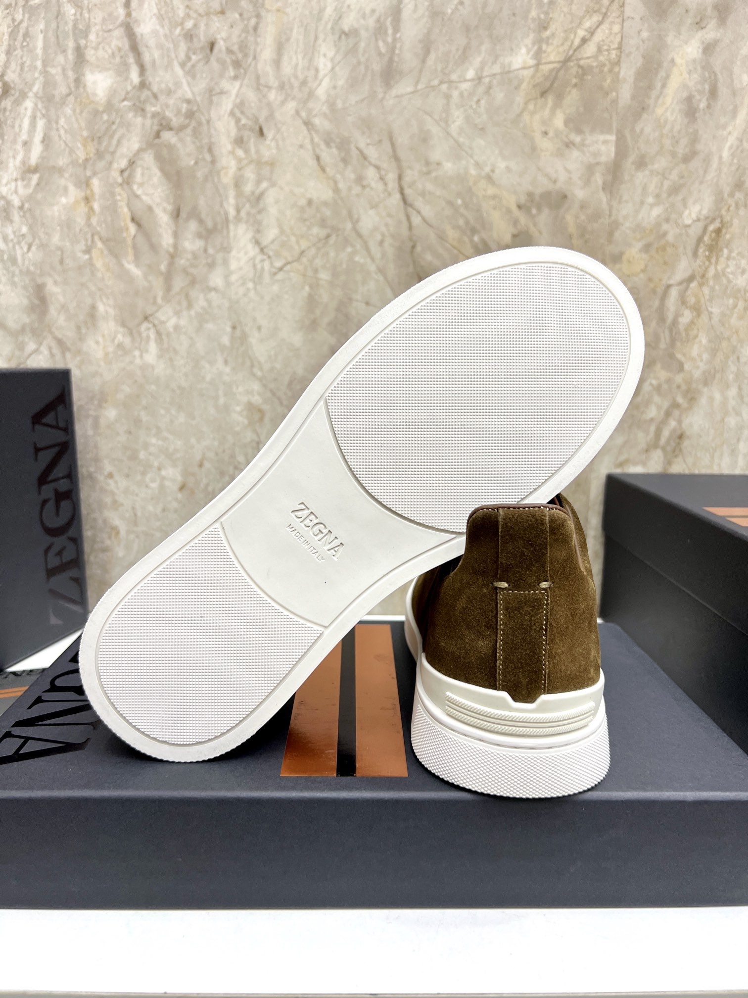 Zegna Triple Stitch Suede Slip-On Sneakers - Lightweight & Comfortable 9 i1719725556 7389 2