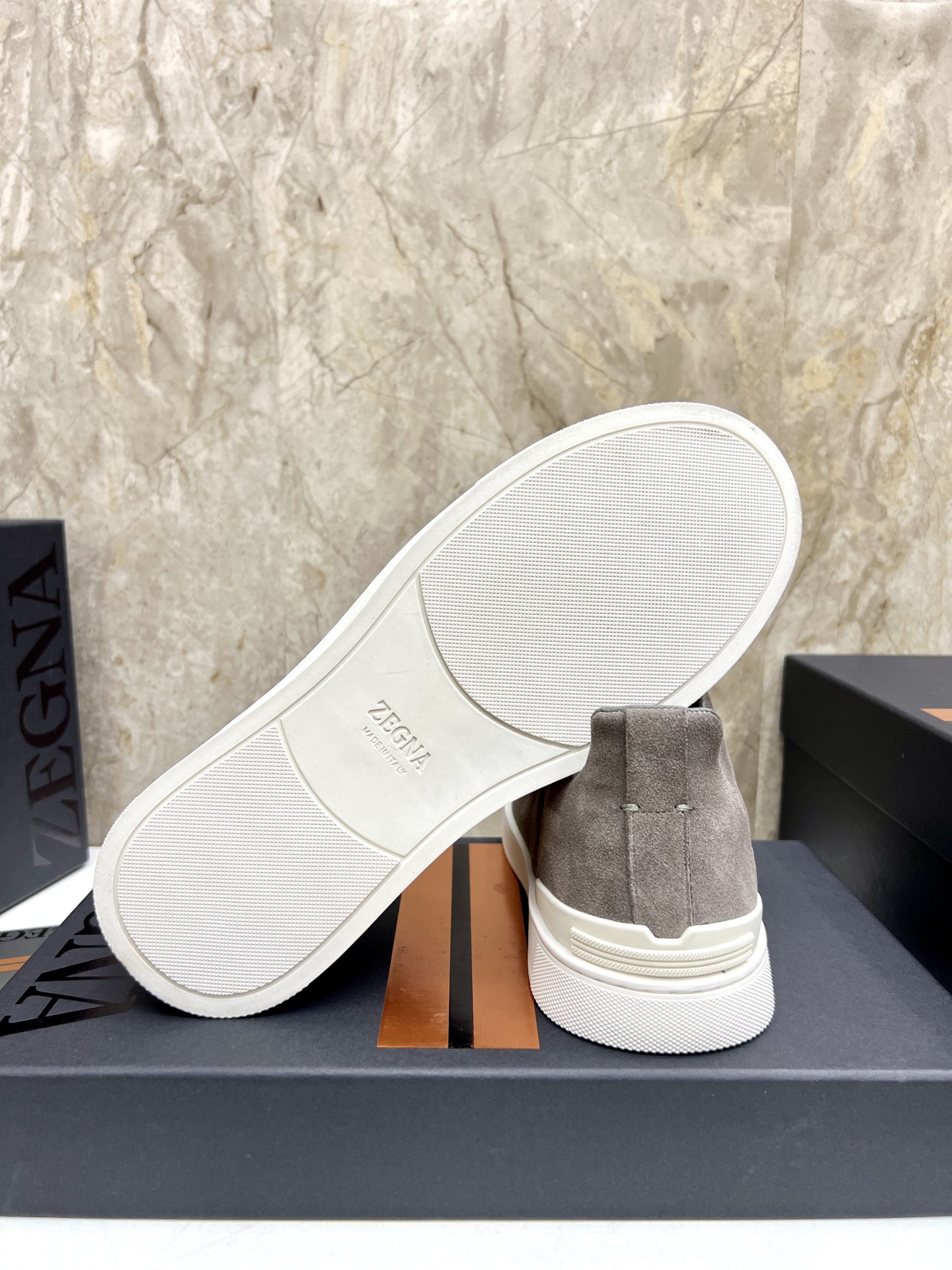 Zegna Triple Stitch Suede Slip-On Sneakers, Perfect for a Quick Lifestyle 9 i1719725591 2633 2
