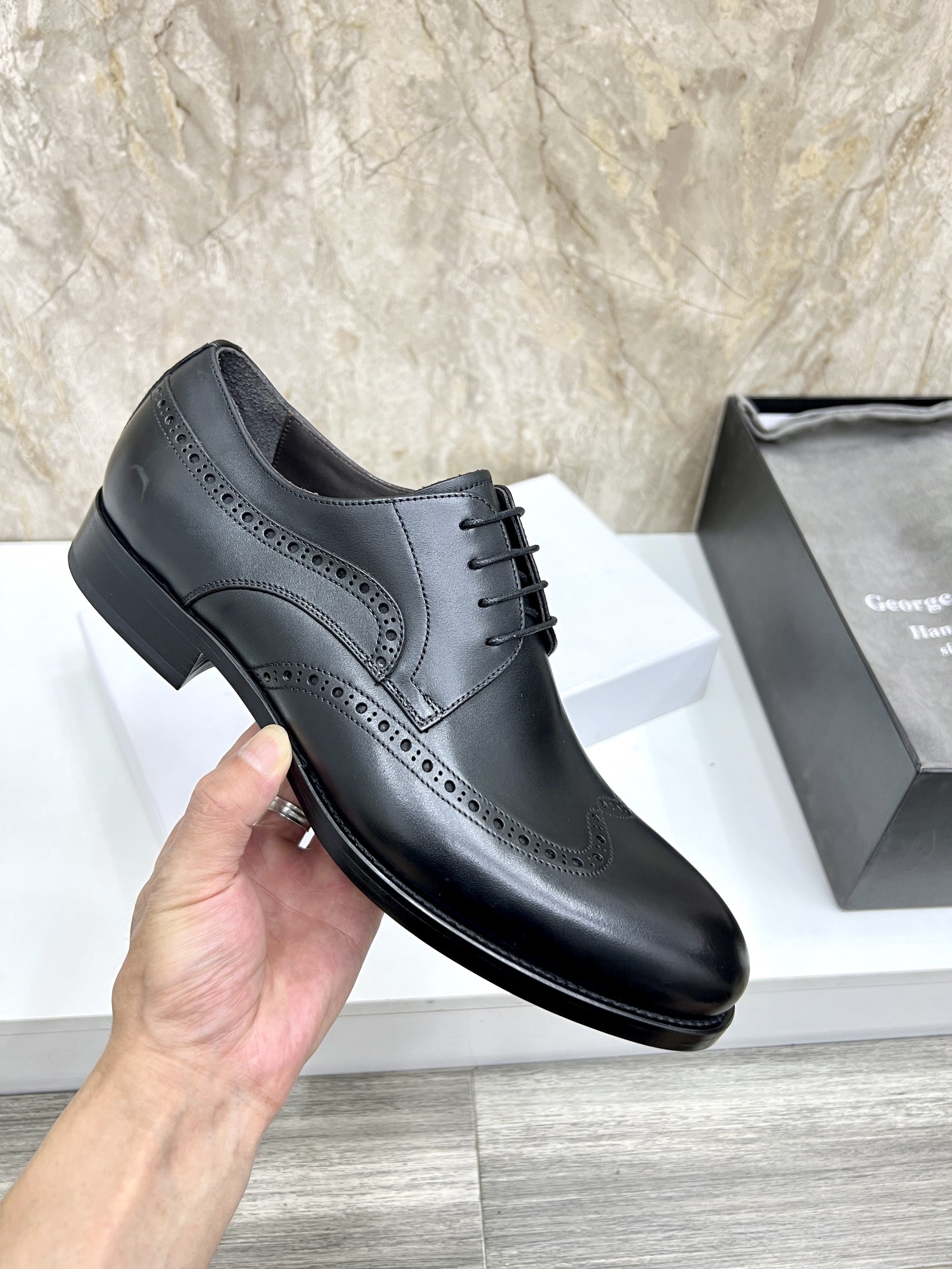P510 Berlut* Berluti nuevos zapatos formales de los hombres coloreados a mano envío Selección de alt