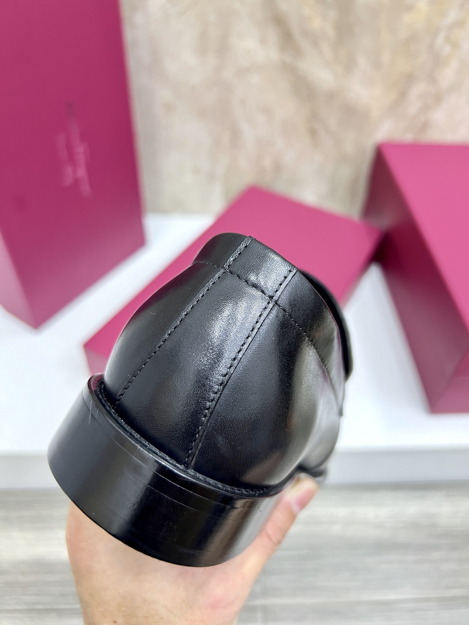 Salvatore Ferragamo Men's Leather Loafers with Gancini Ornament 9 i1727294043 4262 6