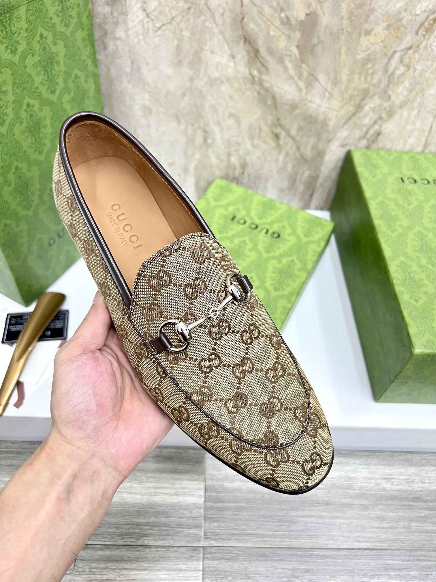 Gucci Men's G Metal Buckle Loafers - Iconic Design & Supreme Comfort 8 i1731904886 7382 8