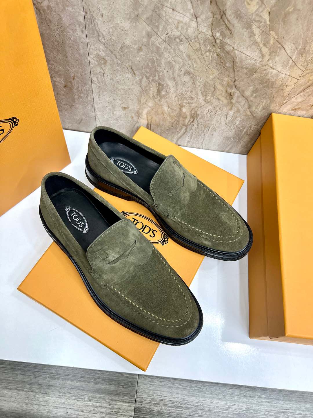 P280 [fuerte] [fuerte] [fuerte] [fuerte] calidad única original tods tods zapatos casuales de cuero 