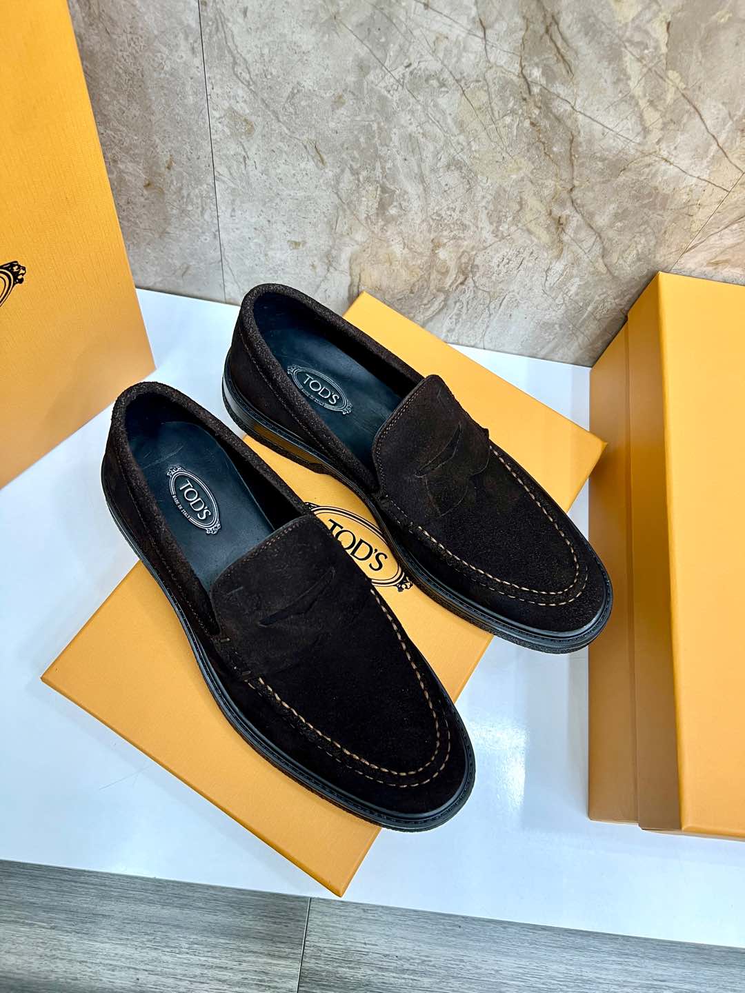 P280 [fuerte] [fuerte] [fuerte] [fuerte] calidad única original tods tods zapatos casuales de cuero 