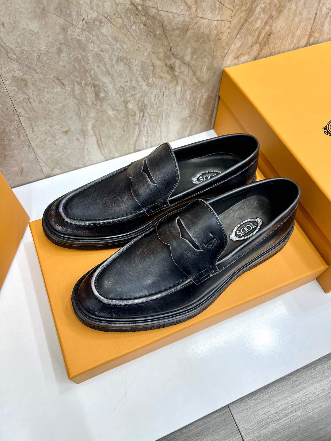 P280 [fuerte] [fuerte] [fuerte] [fuerte] calidad única original tods tods zapatos casuales de cuero 