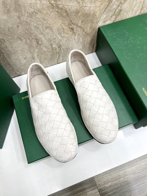 Bottega Veneta Men's Woven Leather Loafers Slip-Ons Casual Shoes 1 Bottega Veneta Men's Woven Leather Loafers Slip-Ons Casual Shoes
