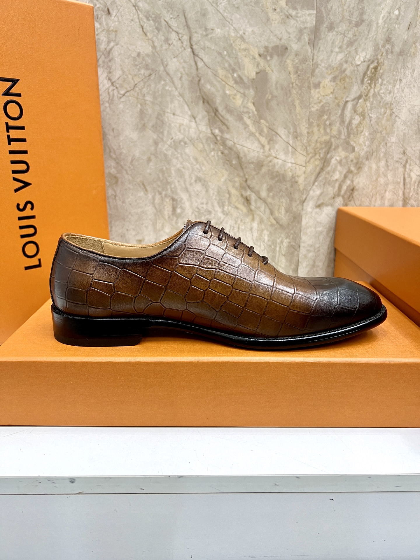 Louis Vuitton Vendome Flex Men's Leather Oxford Dress Shoes Size 38-44 7 i1742488192790 449 0 5