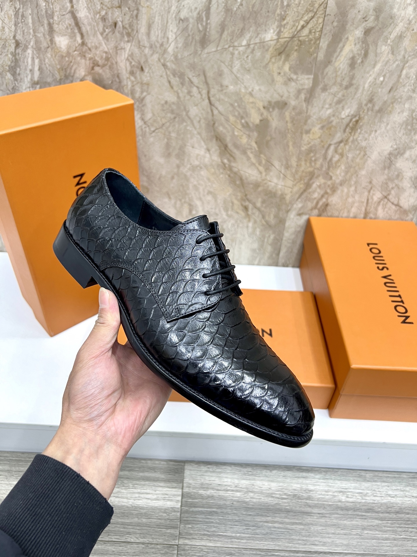 Louis Vuitton Vendome Flex Loafers - Black Leather, Monogram Detail, Sizes 38-44 8 i1742488228078 8271 0 6