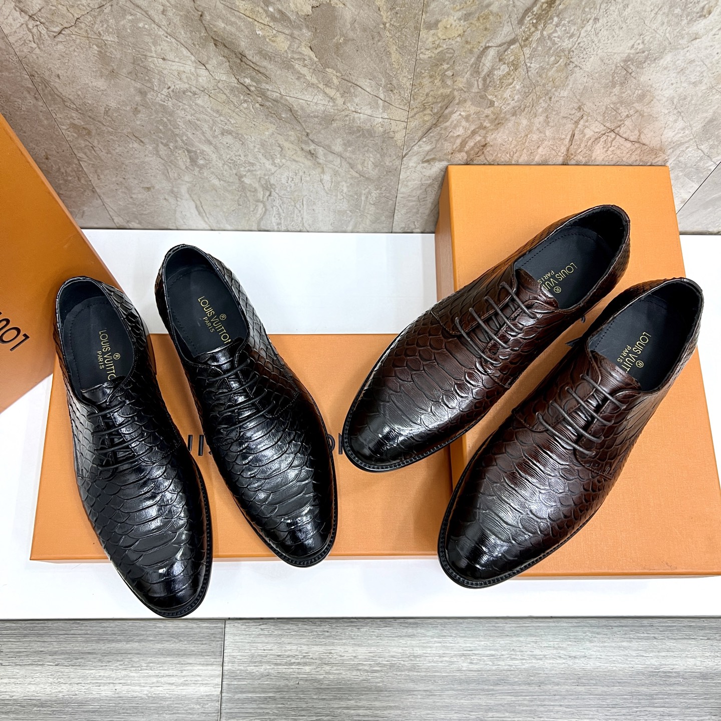 Louis Vuitton Vendome Flex Loafers - Black Leather, Monogram Detail, Sizes 38-44 10 i1742488231731 4663 0 8