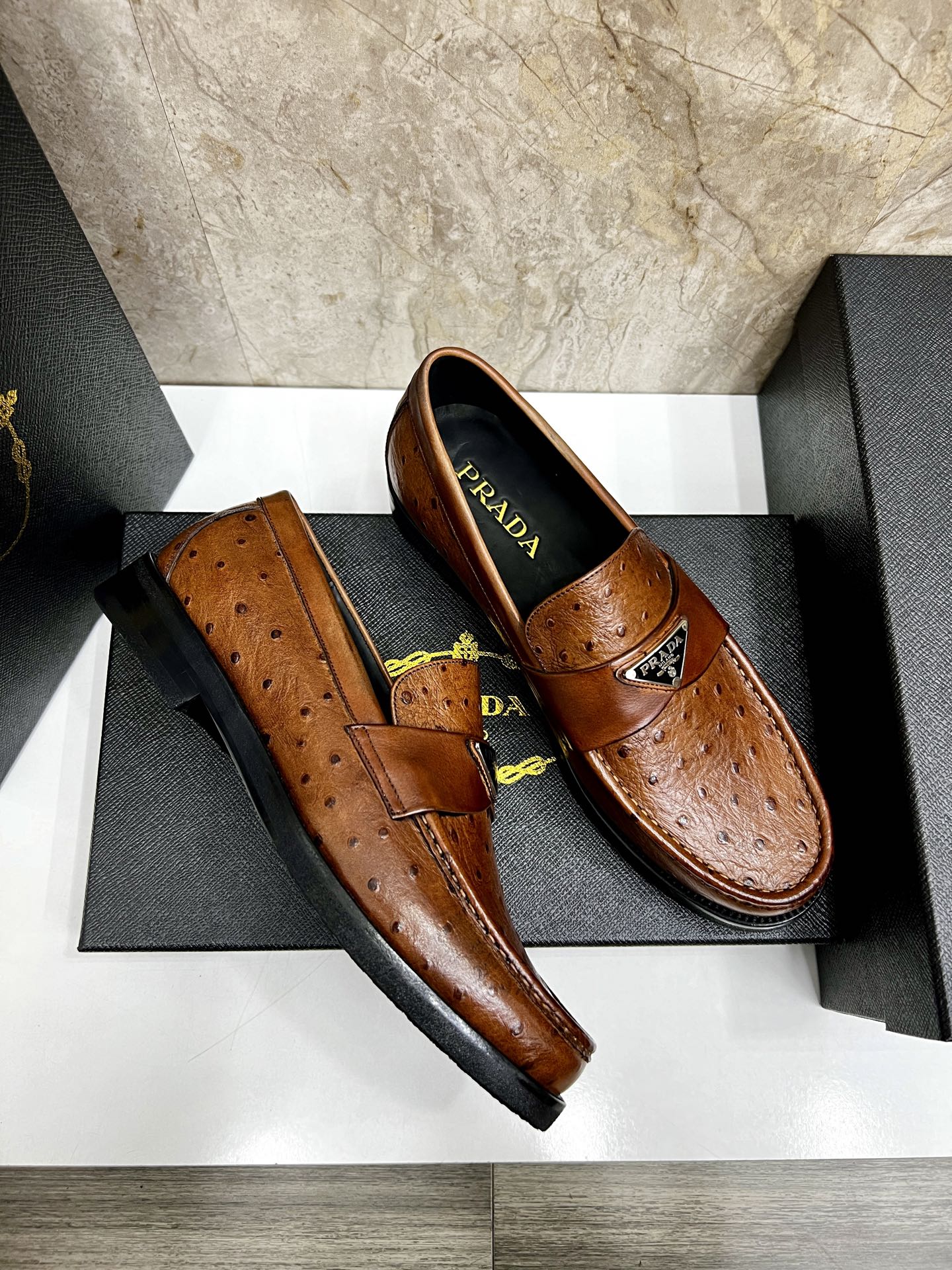 Prada Men's Leather Loafers - Premium Quality & Comfort (Sizes 38-44) 5 i1745038248615 5502 0 3
