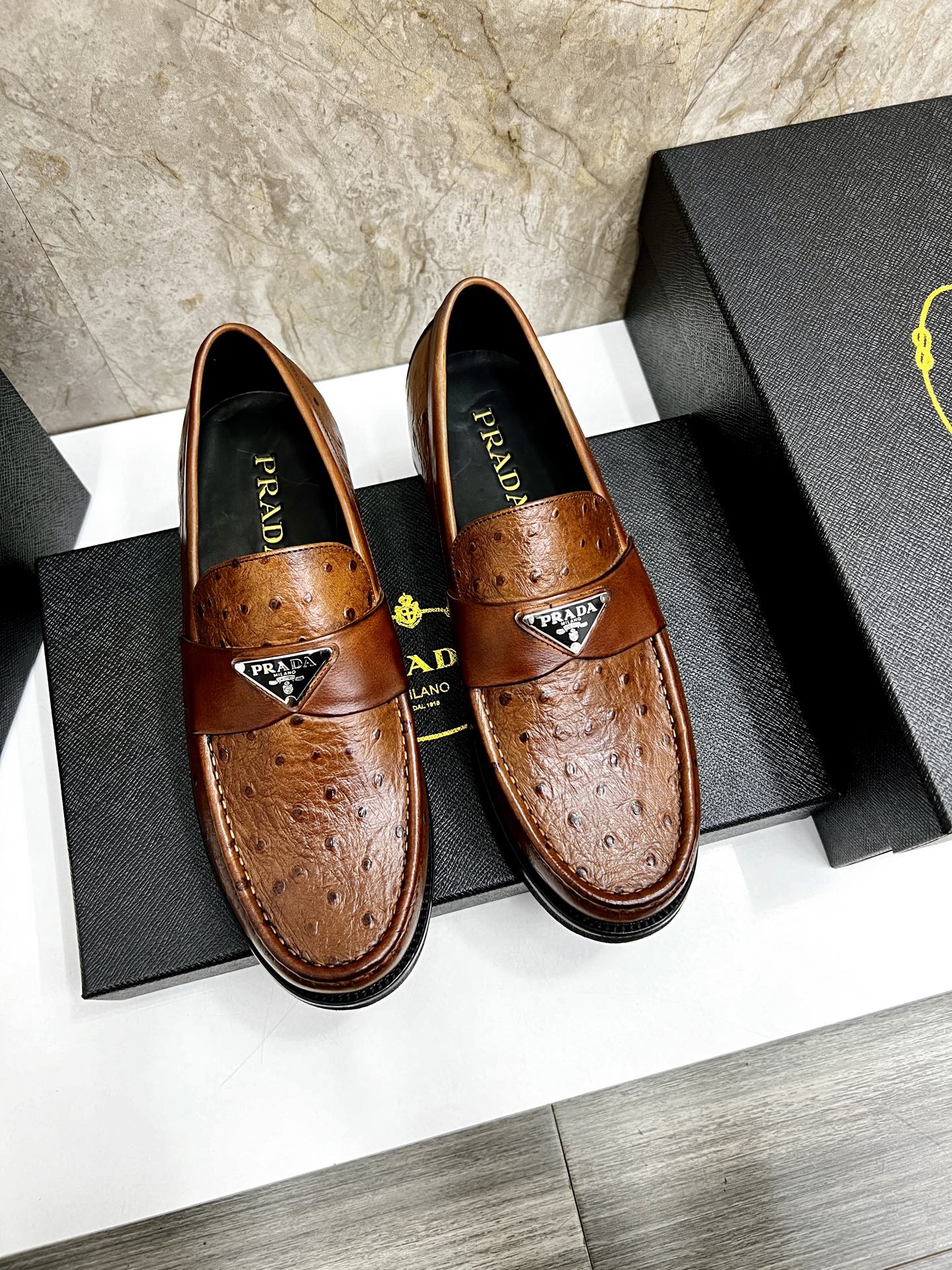 Prada Men's Leather Loafers - Premium Quality & Comfort (Sizes 38-44) 2 i1745038248724 8251 0 0
