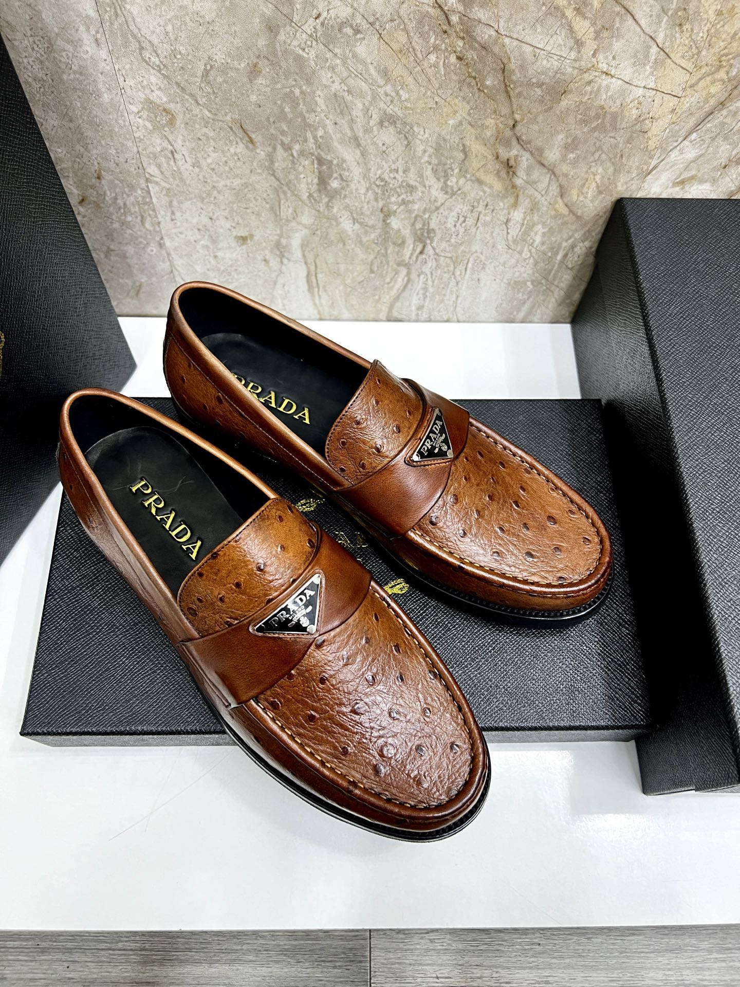 Prada Men's Leather Loafers - Premium Quality & Comfort (Sizes 38-44) 4 i1745038250047 1292 0 2