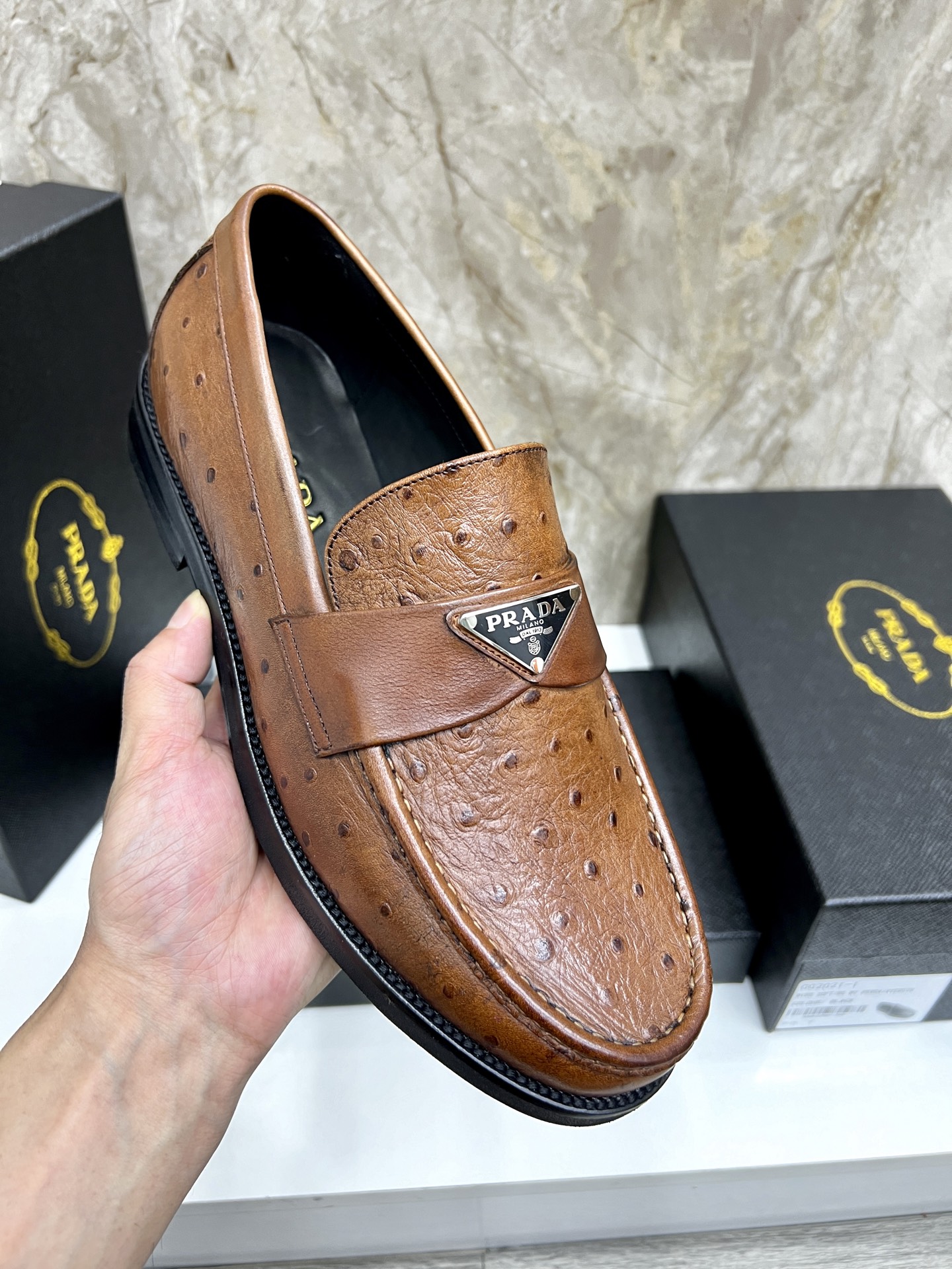 Prada Men's Leather Loafers - Premium Quality & Comfort (Sizes 38-44) 8 i1745038250108 5038 0 6