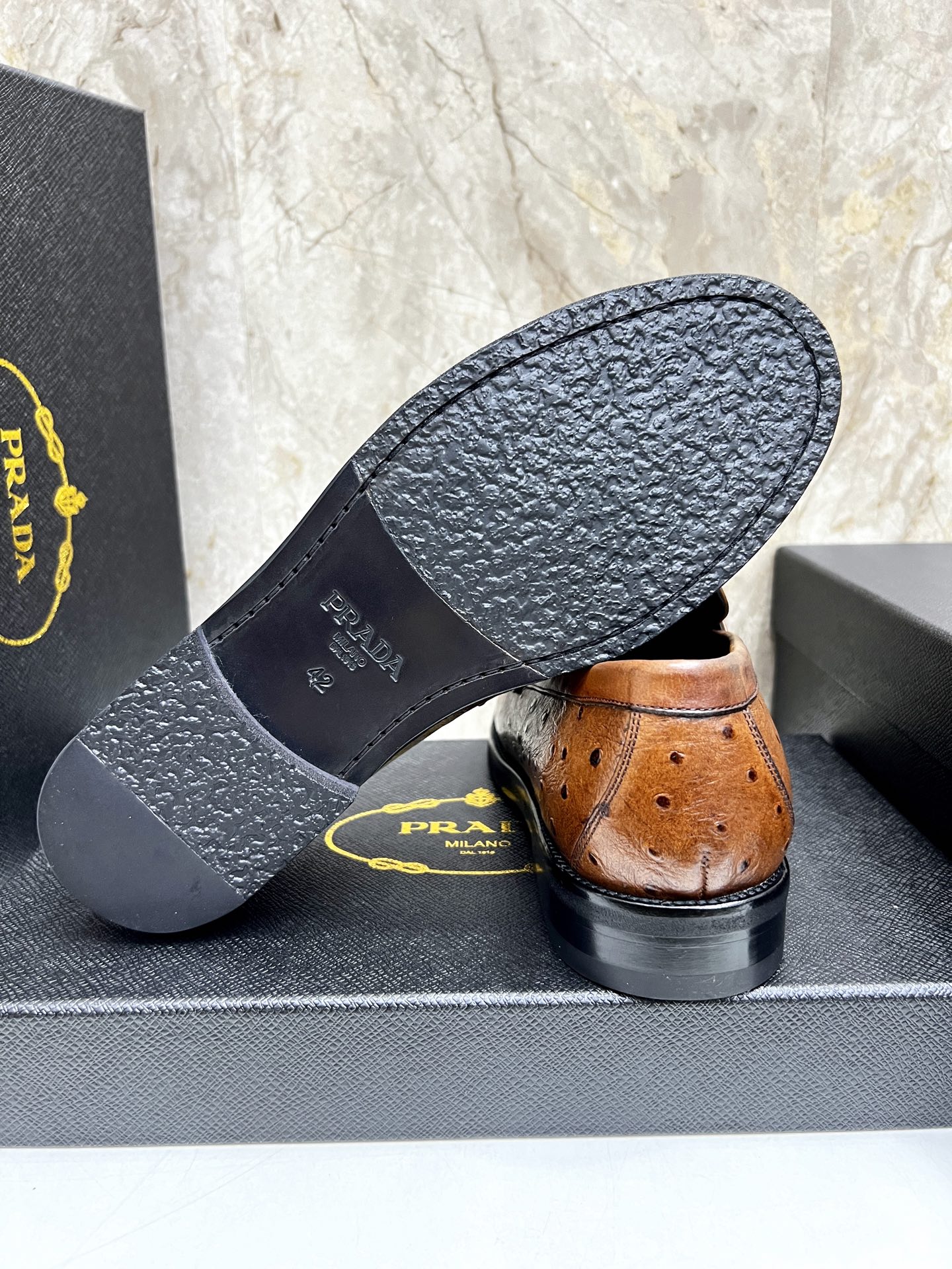 Prada Men's Leather Loafers - Premium Quality & Comfort (Sizes 38-44) 9 i1745038250174 829 0 7