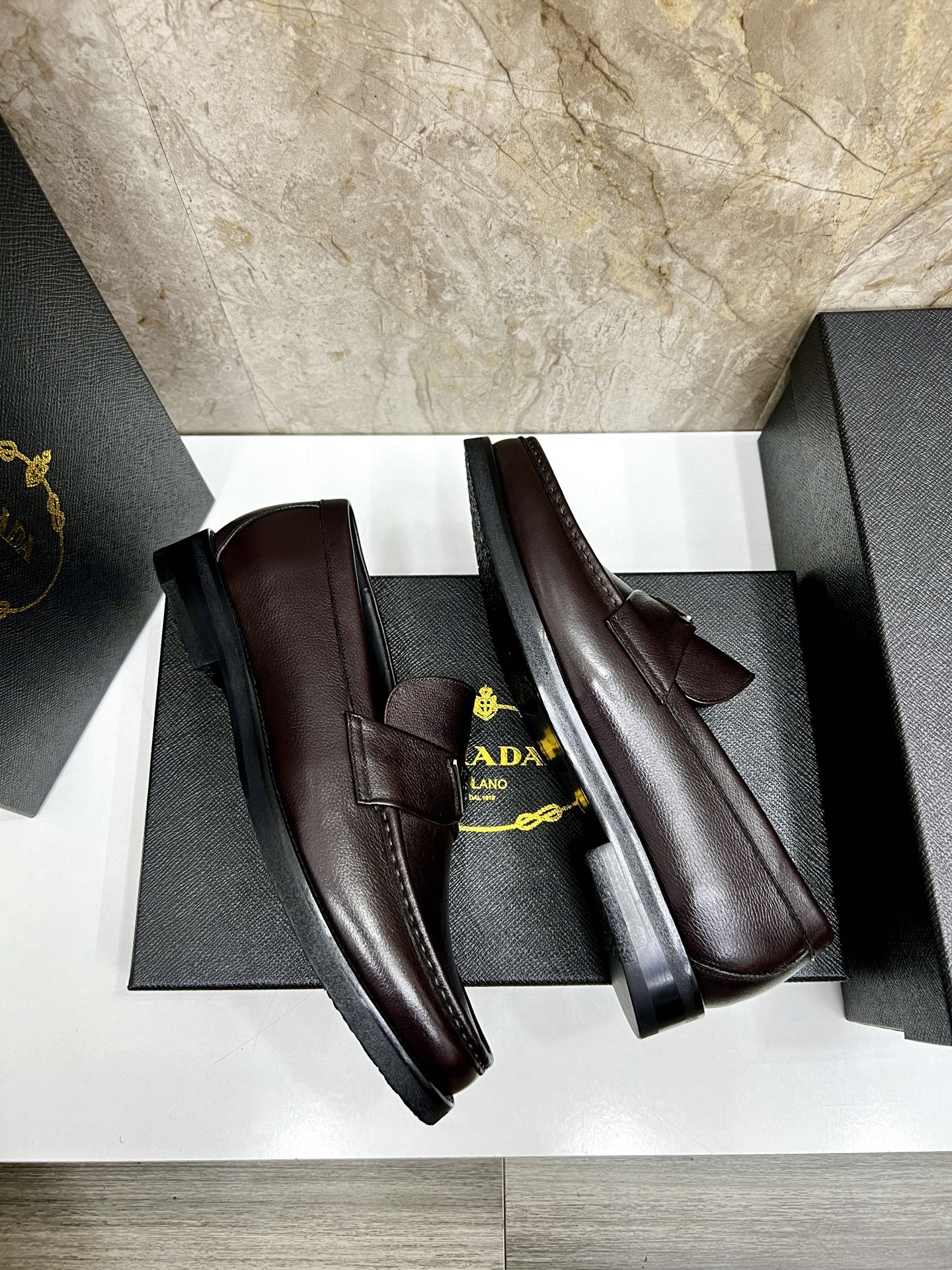Prada Men's Leather Loafers - Premium Italian Craftsmanship 5 i1745038435643 876 0 3