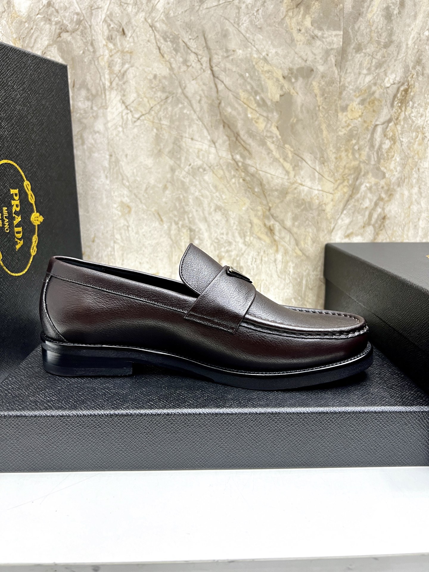 Prada Men's Leather Loafers - Premium Italian Craftsmanship 7 i1745038435719 6143 0 5