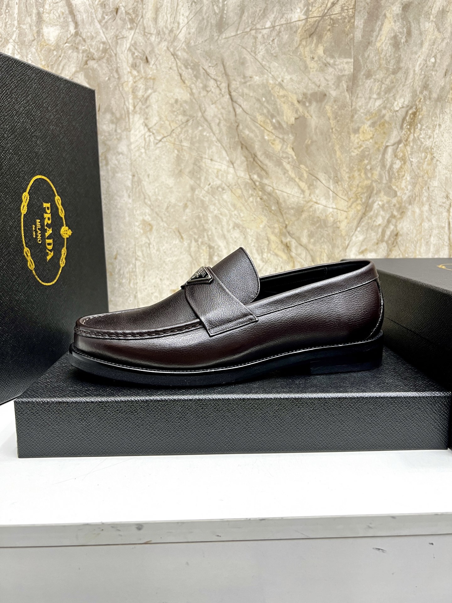 Prada Men's Leather Loafers - Premium Italian Craftsmanship 6 i1745038435729 959 0 4