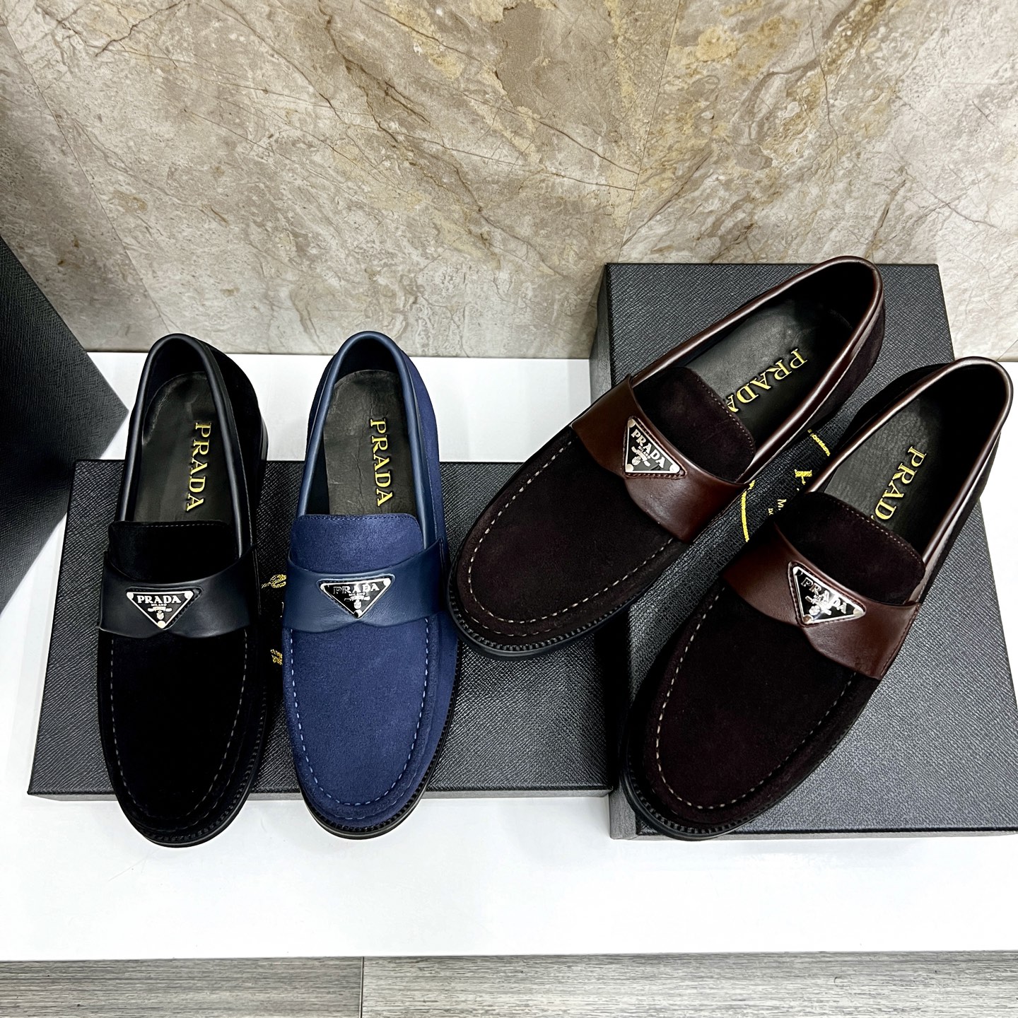Prada Men's Leather Loafers - Premium Quality, Comfortable Fit 10 i1745038462250 843 0 8