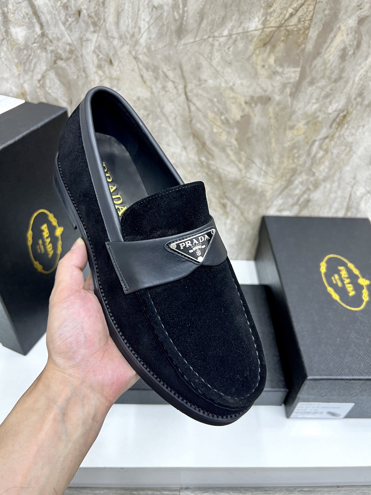 Prada Men's Leather Loafers - Premium Quality, Comfortable Fit 8 i1745038462294 6771 0 6