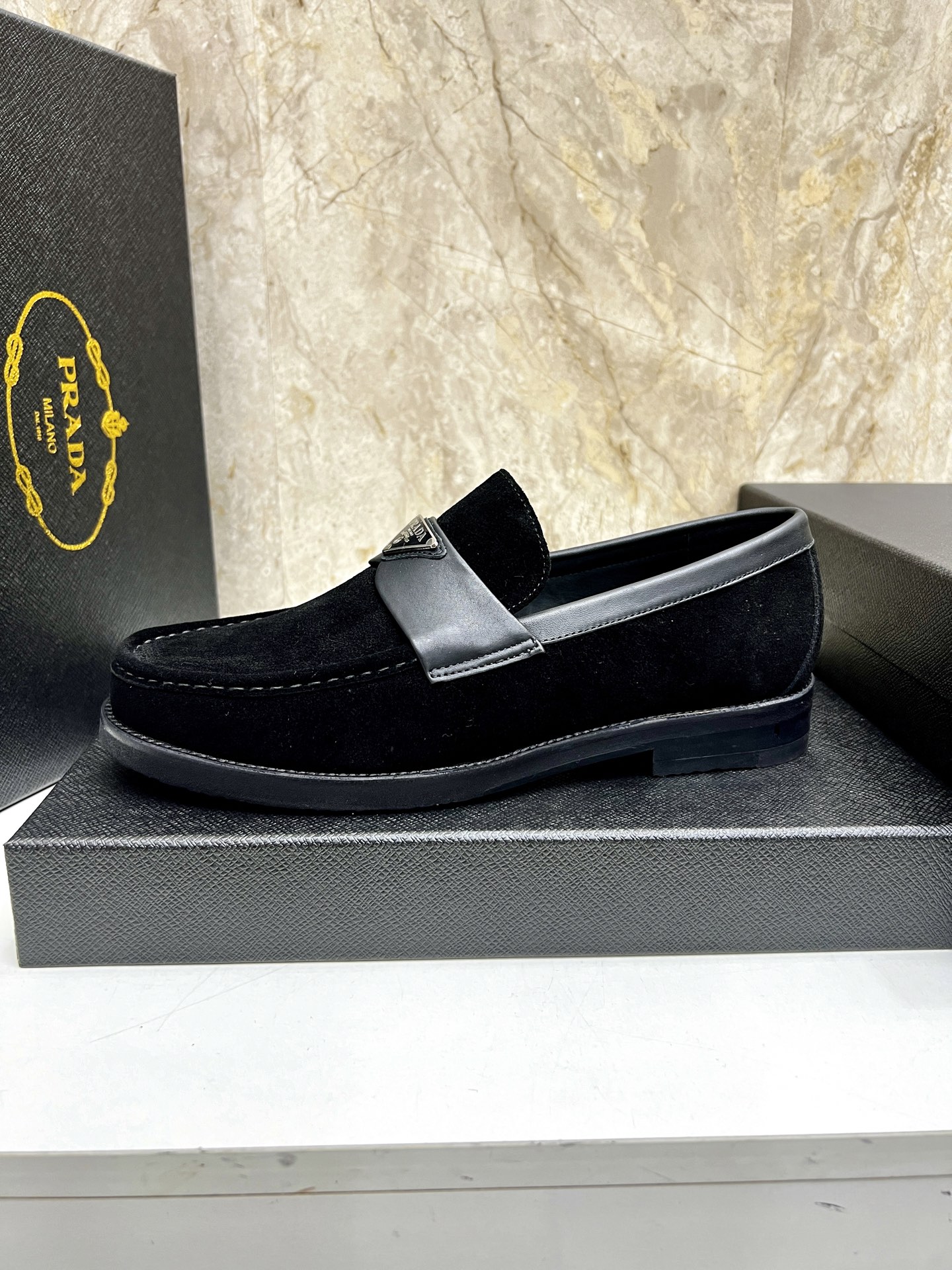 Prada Men's Leather Loafers - Premium Quality, Comfortable Fit 6 i1745038462312 1837 0 4