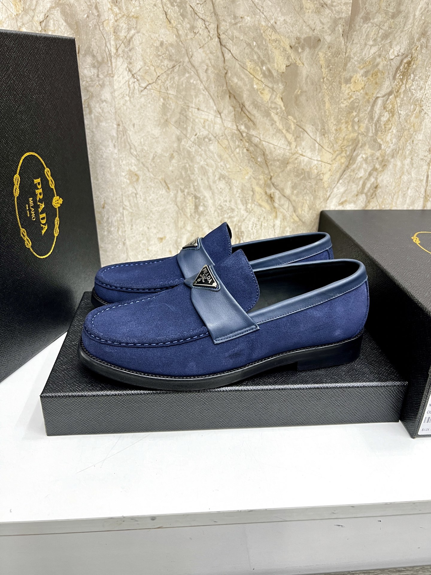 Prada Men's Leather Loafers - Premium Quality, Comfortable & Stylish 3 i1745038558508 5517 0 1