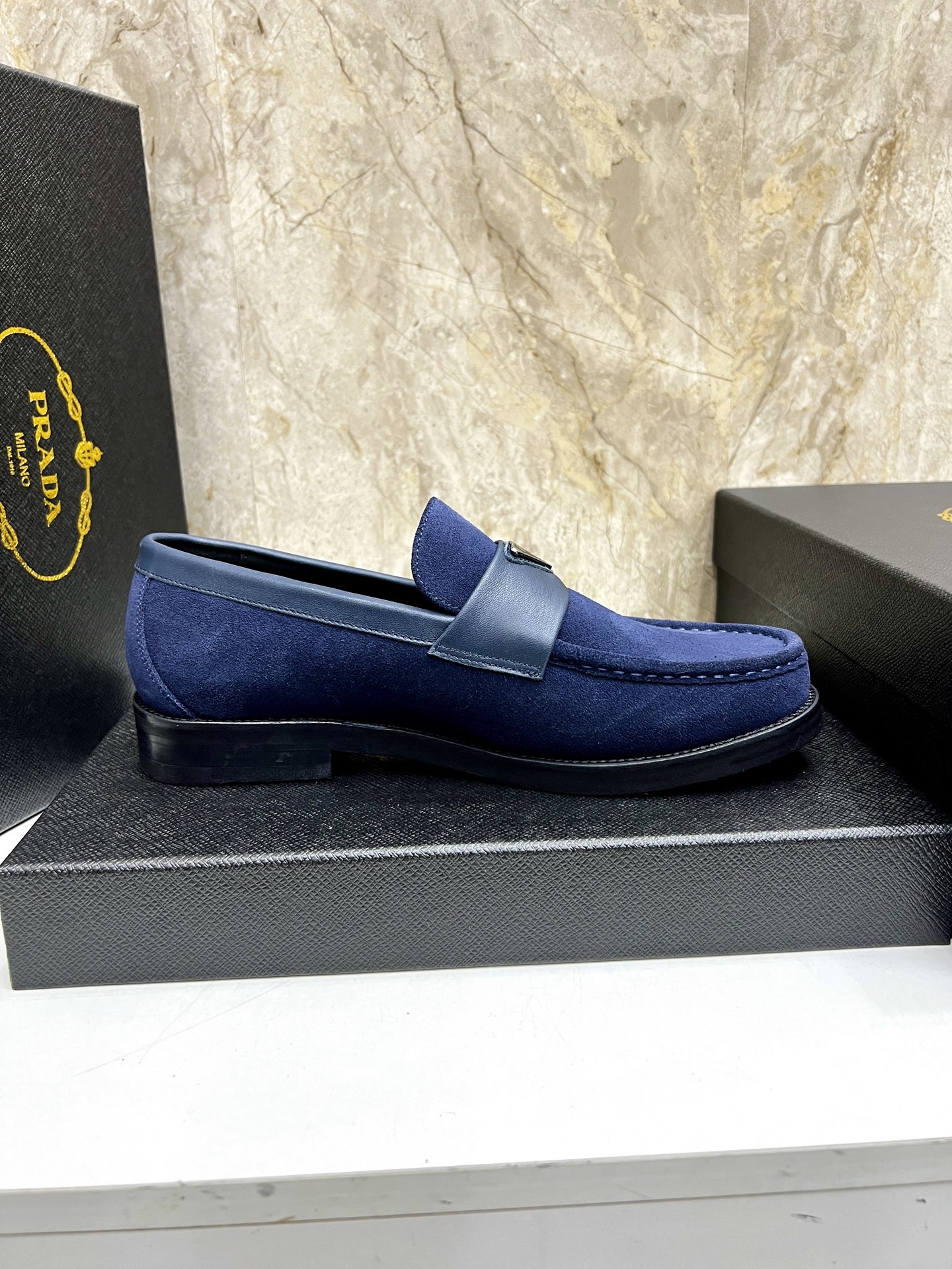 Prada Men's Leather Loafers - Premium Quality, Comfortable & Stylish 7 i1745038559851 4909 0 5