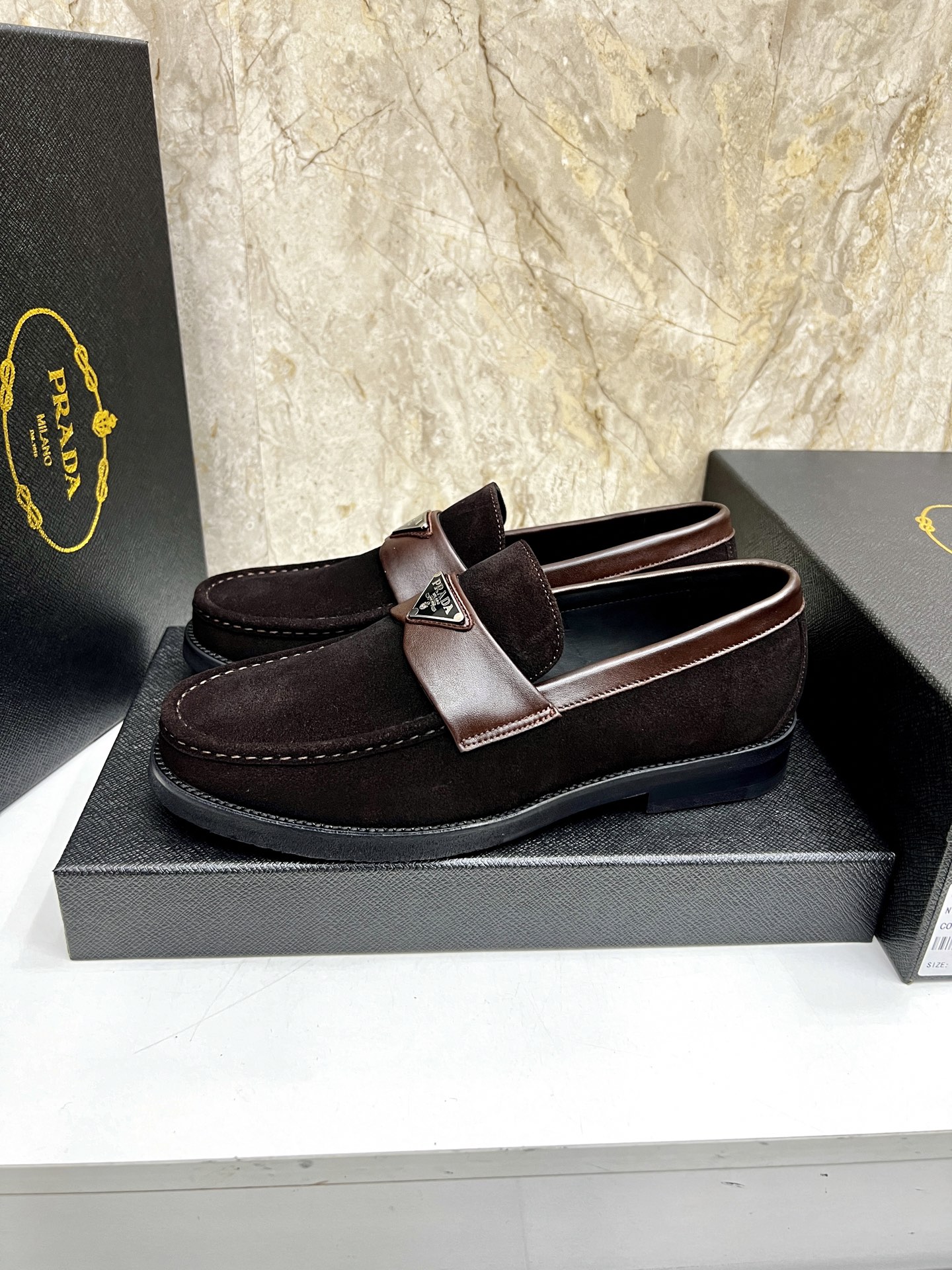 Prada Men's Leather Loafers - Premium Quality & Comfort, Sizes 38-44 3 i1745038570977 2905 0 1