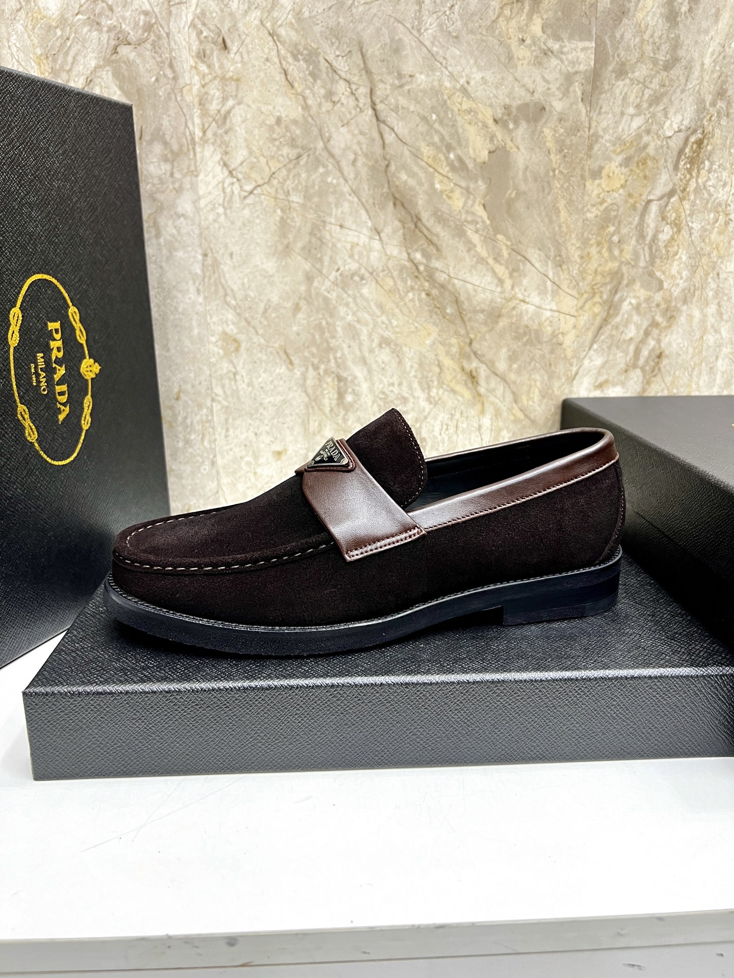 Prada Men's Leather Loafers - Premium Quality & Comfort, Sizes 38-44 6 i1745038571875 3318 0 4