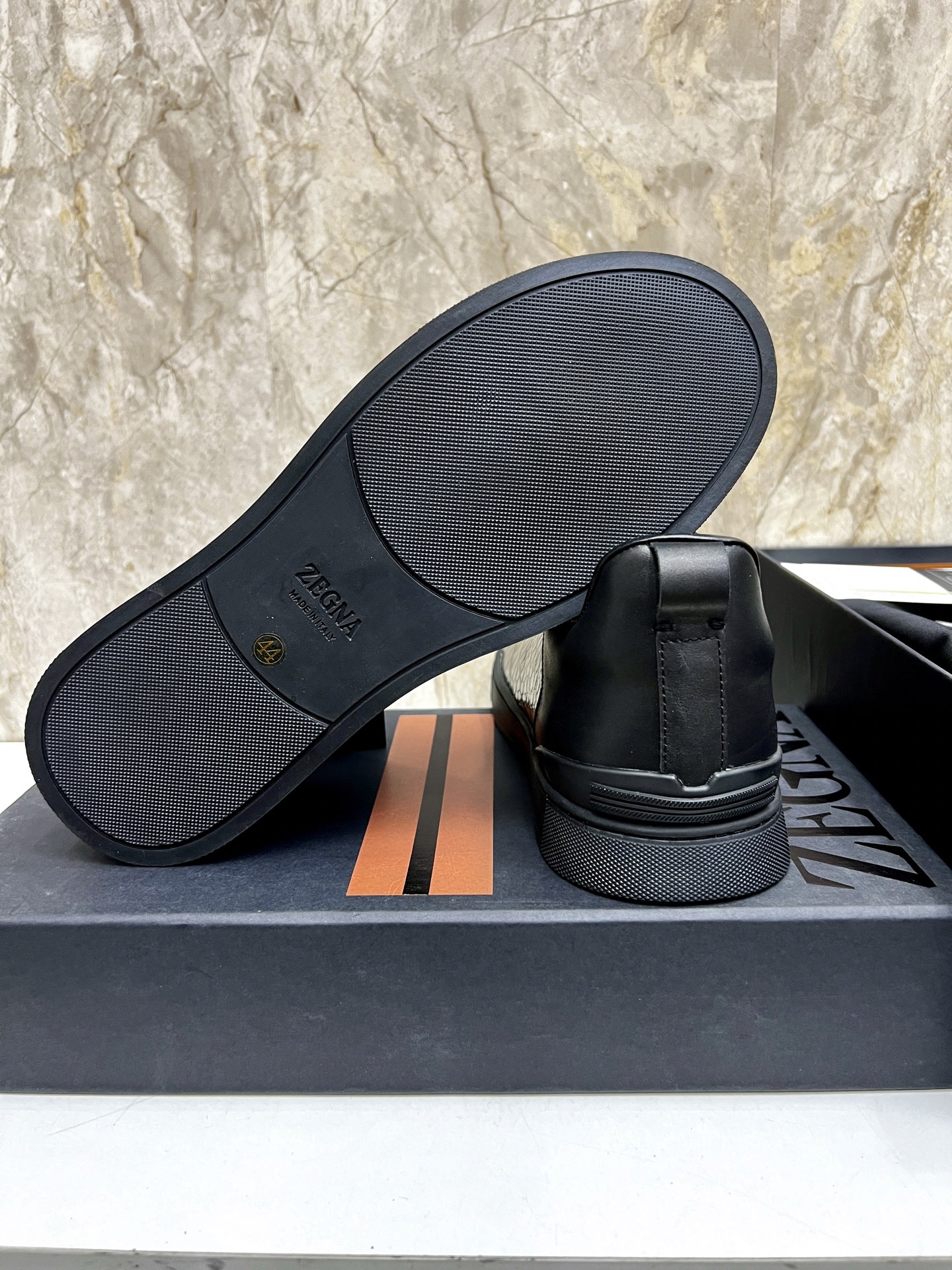 Zegna Triple Stitch Leather Sneakers - Low Top, Slip-On Design. Size 39-44 9 i1745123182512 1381 0 7
