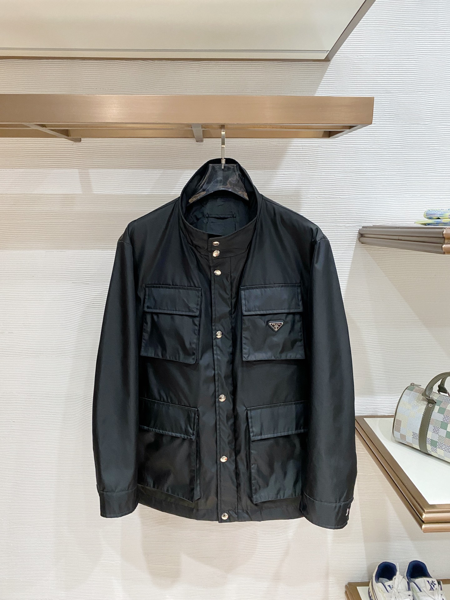 Prada Black Four-Pocket Jacket