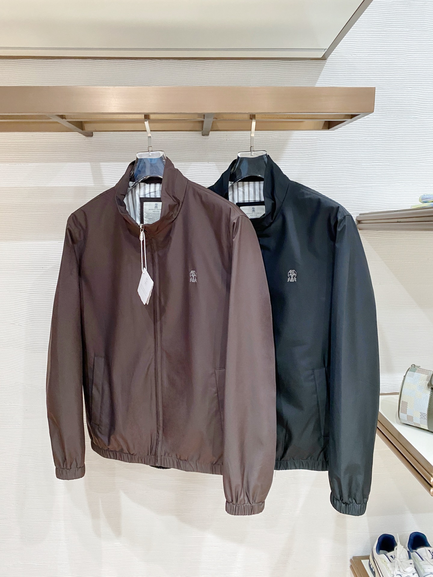 秋冬静奢顶配｜Brunello Cucinelli秋冬新款极简静奢风夹克、高端通勤男装 颜色：黑色 码数：M-3 XL 